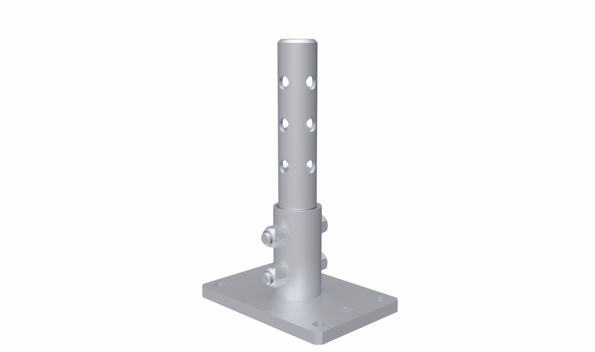 Castor Tube Stem Top Plates